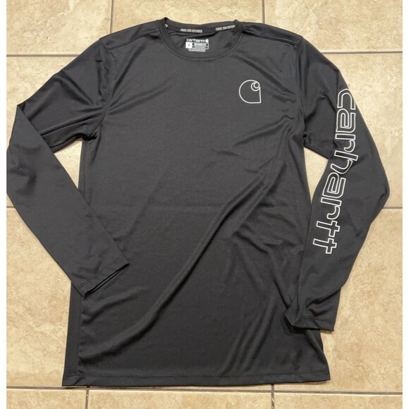 Carhartt Other - Carhartt Shirt Mens Small Black Force Sun Defender Long Sleeve UPF Performance
